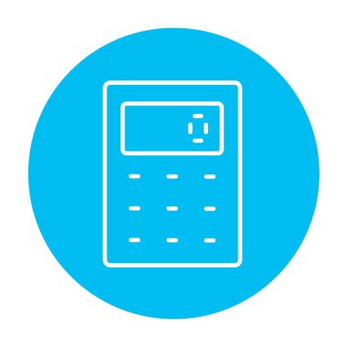 Hesap makinesi satır simgesi.