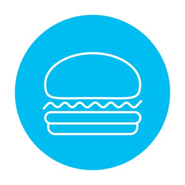 Hamburger çizgisi simgesi.