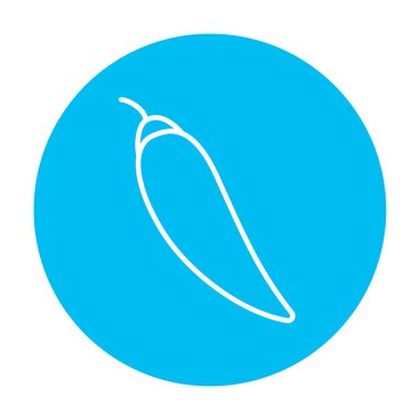 Biber satırı simgesi.