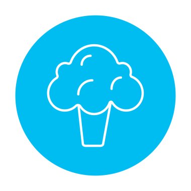 Brokoli satırı simgesi.