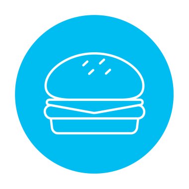 Hamburger çizgisi simgesi.