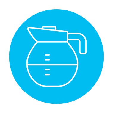 Sürahi satırı simgesi.