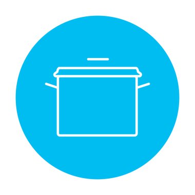 Tencere satırı simgesi.