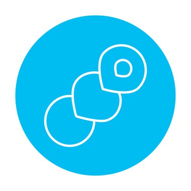 Sarmal ekmek satırı simgesi.