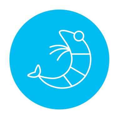 Karides satırı simgesi.