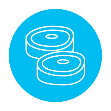 Biftek satırı simgesi.