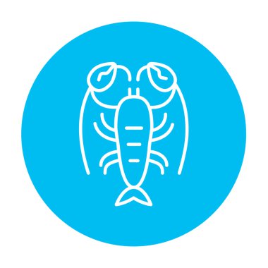 ıstakoz satırı simgesi.