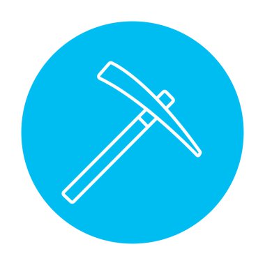 Kazma satırı simgesi.