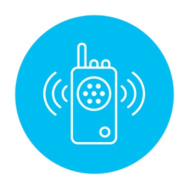 radyo ayarlama satırı simgesi.