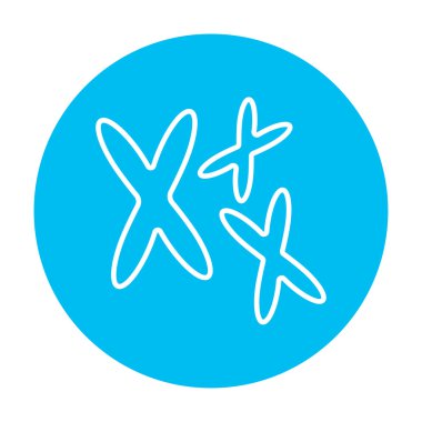 Kromozomlar satırı simgesi.