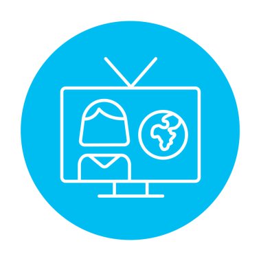 TV raporu satırı simgesi.