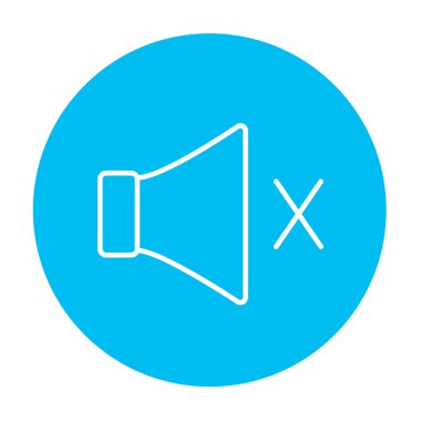 Hoparlör satırı simgesini kapat.