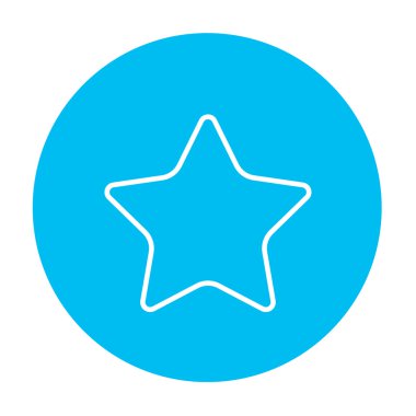 Derecelendirme yıldız satırı simgesi.