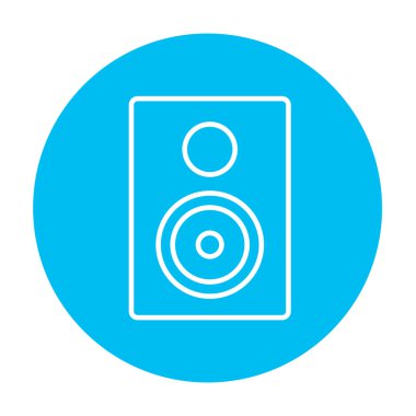 MP3 Oyuncu Satırı Simgesi.