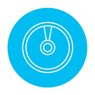 Disk satırı simgesi.