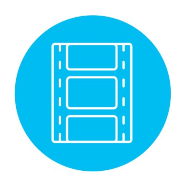 Negatif satırı simgesi.