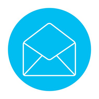 Zarf satırı simgesi.