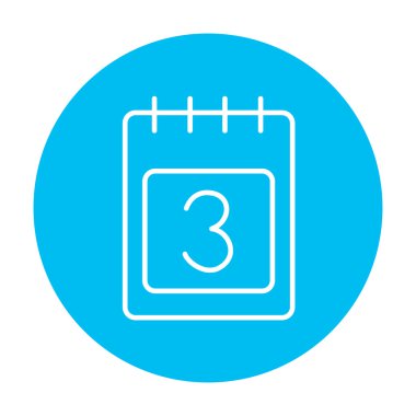 Takvim satırı simgesi.