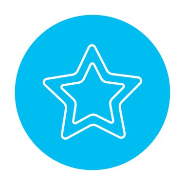 Derecelendirme yıldız satırı simgesi.