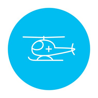 Hava ambulans satırı simgesi.