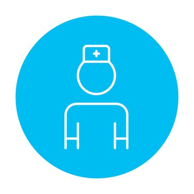 Hemşire satırı simgesi.