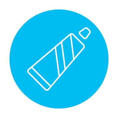 Tüp diş macunu satırı simgesi.