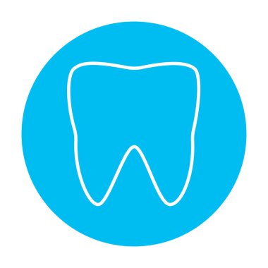 Diş çizgisi simgesi.