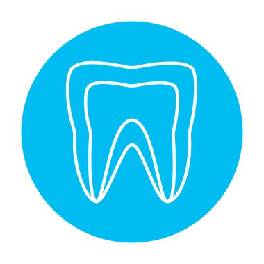 Molar diş satırı simgesi.