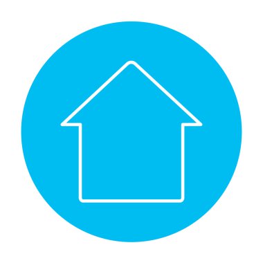 Ev satırı simgesi.