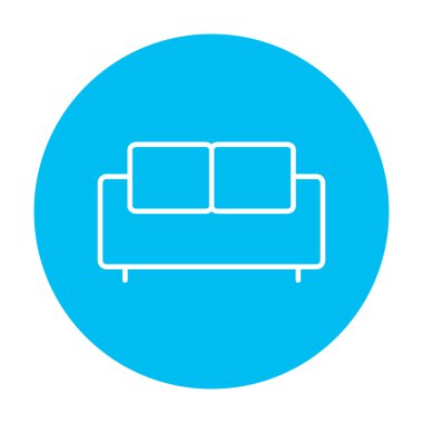 Kanepe satırı simgesi.