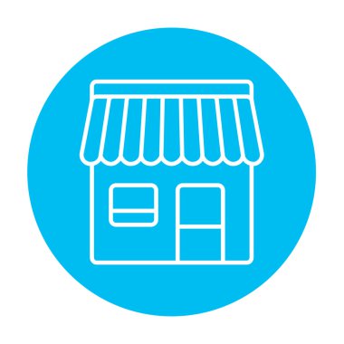 Dükkanı satırı simgesi.