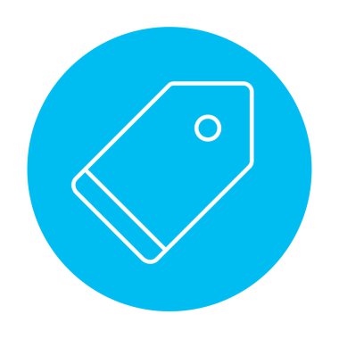 Boş etiket satırı simgesi.