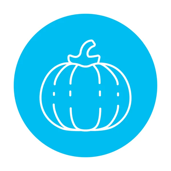 Icono de línea de calabaza. — Vector de stock