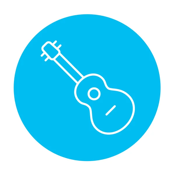 Guitar line icon. — Stock Vector