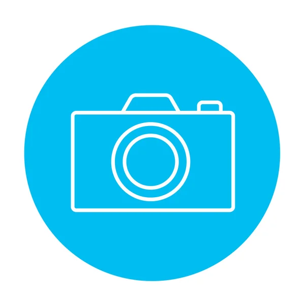 Icône de ligne de caméra . — Image vectorielle
