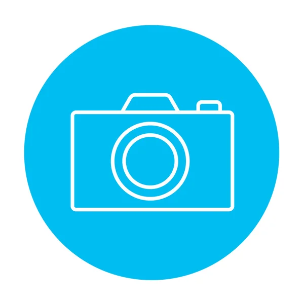 Camera lijn pictogram. — Stockvector