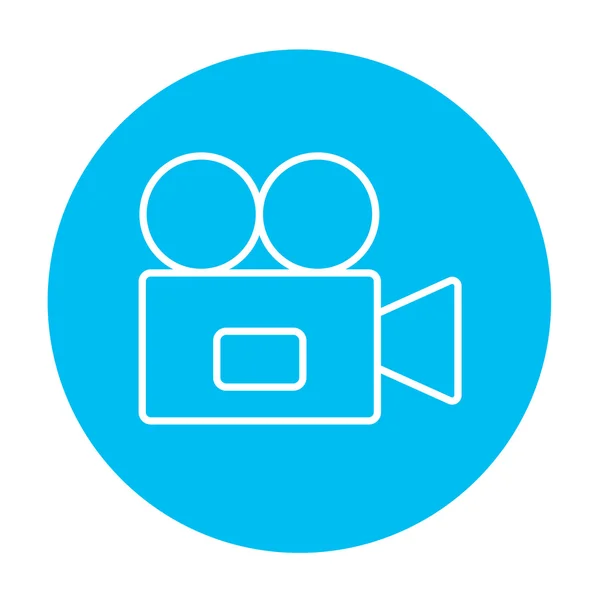 Video camera line icon. — Stock Vector