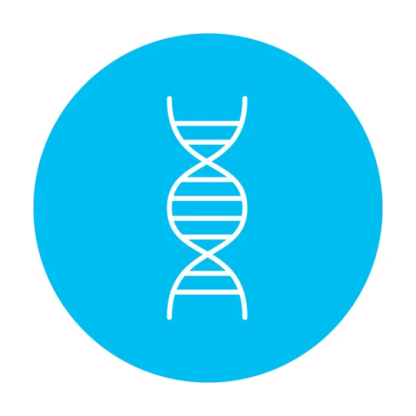 Εικονίδιο γραμμής DNA. — Διανυσματικό Αρχείο