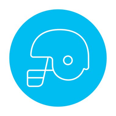 Hokey kask satırı simgesi.