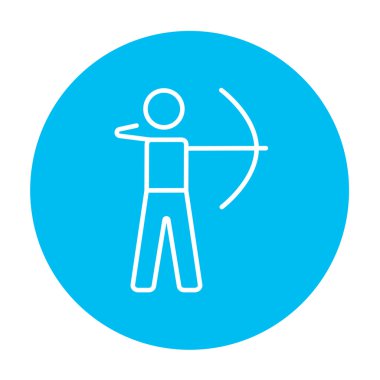 Archer yay satırı simgesi ile eğitim.