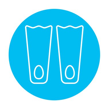 Yüzgeçler Satırı Simgesi.