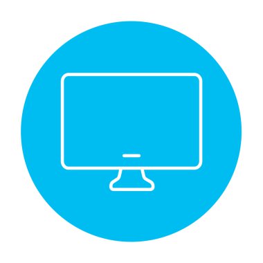 Monitör satırı simgesi.