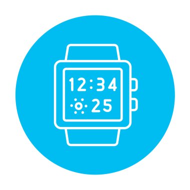 Smartwatch satırı simgesi.