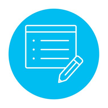 Not satırı simgesi alarak.