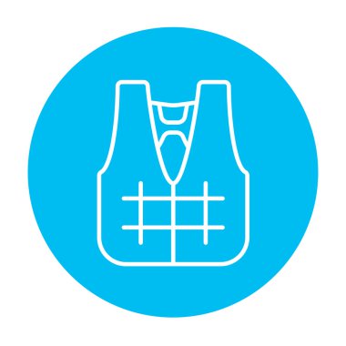 Hayat yelek satırı simgesi.