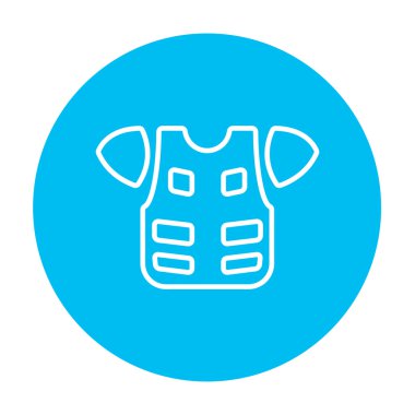 Motosiklet takım elbise satırı simgesi.