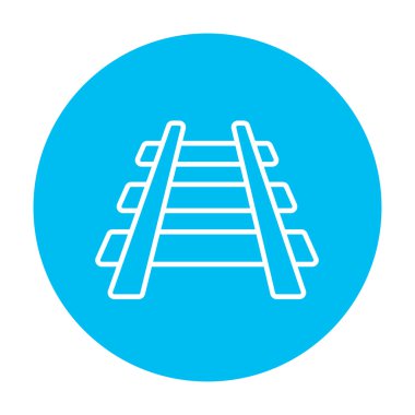 Demiryolu parça satırı simgesi.