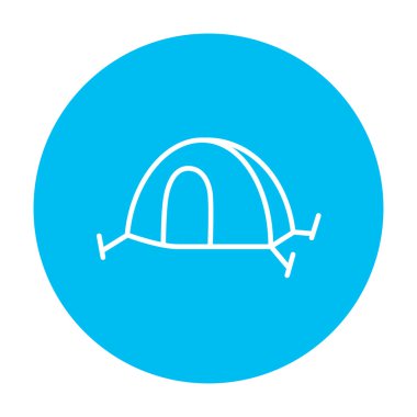 çadır satırı simgesi.