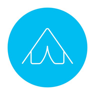 çadır satırı simgesi.