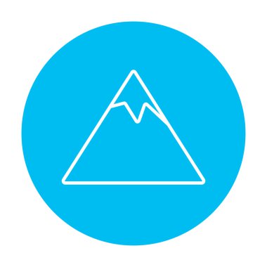 dağ satırı simgesi.